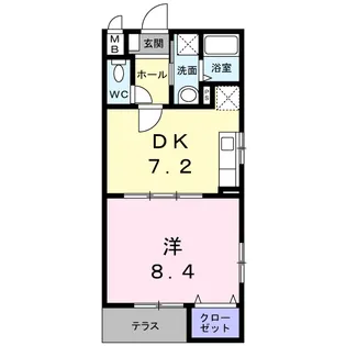 サニー フィールド【1階】の間取り