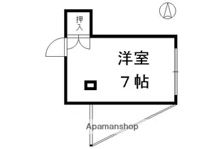 コーポ満田【2F-2号室】の間取り