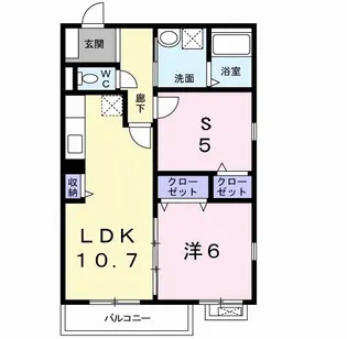 グラン佐竹【4階】の間取り