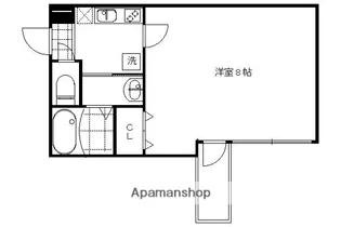 SAMSQUARE西陣【203号室】の間取り