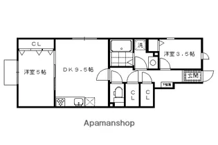 PINE MAISON【101号室】の間取り