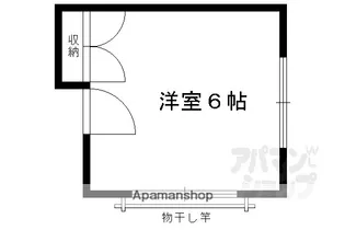 神山荘【3号室】の間取り