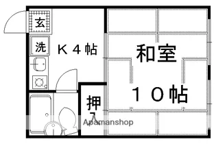 第1兵庫ハイツ【1階】の間取り