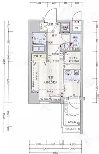 プレサンス京都三条大橋東山苑【0204号室】の間取り