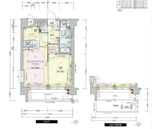 プレサンス京大前【1階】の間取り