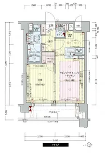 プレサンス京大前【2階】の間取り