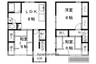 リブ東浦【A号室】の間取り