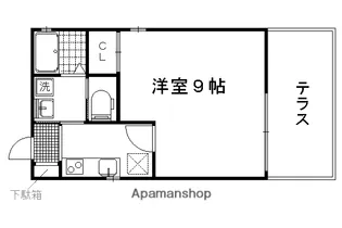 トレフルメゾン出町柳【101号室】の間取り