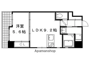 シルエラ御所南【501号室】の間取り