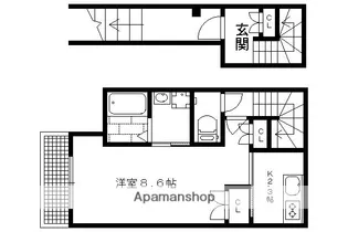 SANSARA I【3階】の間取り