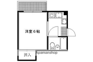 ハイツ島田【4階】の間取り
