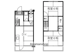 府営岩倉長谷団地7棟【404号室】の間取り