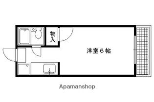 コム・デ・北白川【2階】の間取り