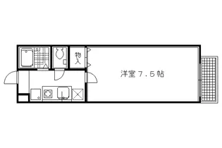 A.P.T.BREEZE【103号室】の間取り