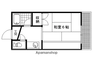 フォーブル仕伏【102号室】の間取り