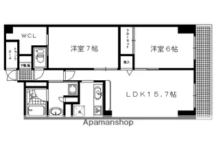 GRANDE’TERNA京大正門前【1205号室】の間取り