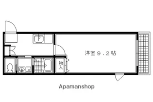 カーサ桜馬場【302号室】の間取り