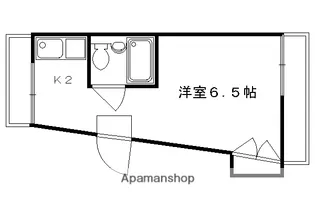 コーポ香月【301号室】の間取り