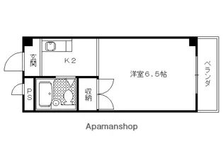 ラ・ヴィール【202号室】の間取り