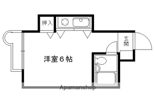 百花荘うえた【A5号室】の間取り