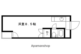 北原ハイツ【4-B号室】の間取り