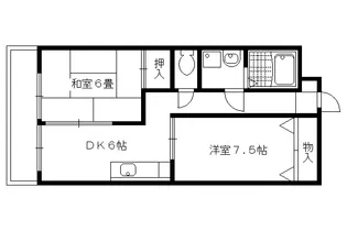 グリーンピアOMK【306号室】の間取り