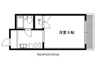 ポルト壱番館【1F号室】の間取り