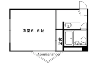 ソネット白川【205号室】の間取り