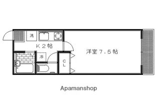 CASA50【203号室】の間取り
