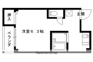 ISEYAHOUSE【202号室】の間取り
