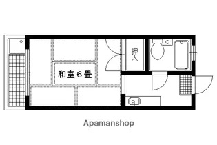 ハイツ白川・洛東【205号室】の間取り