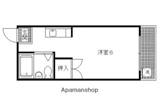 メゾンKURIU【3階】の間取り