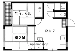 石川ビル【311号室】の間取り