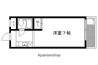 カサブランカ【105号室】の間取り