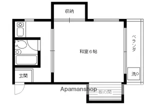 青葉マンション【205号室】の間取り