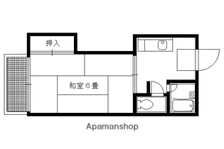 ハイツ錦【105号室】の間取り
