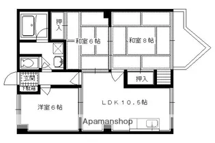 ハイツ渡辺【101号室】の間取り