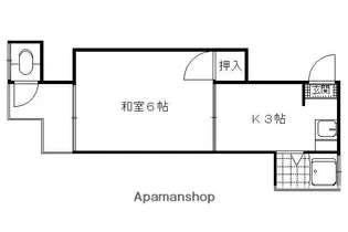 みやこハウス【5号室】の間取り