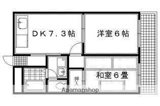 フロンティルイケダ【103号室】の間取り