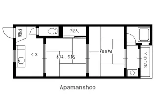 ラ・シノン【205号室】の間取り