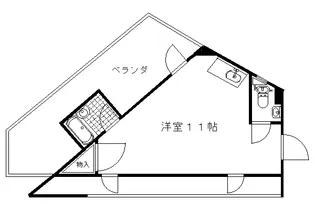 ノルテ白川【4F号室】の間取り