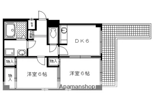 パークサイド岡崎【304号室】の間取り