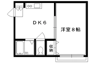 佐々木ハイツ【101号室】の間取り
