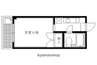 ロイヤルコーポタカノ【128号室】の間取り