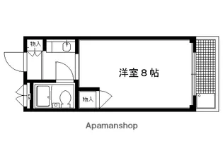 リバーサイド西村【205号室】の間取り
