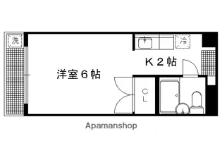 サンライズヒガシラ【405号室】の間取り