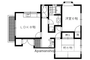 メゾンプランドール【202号室】の間取り