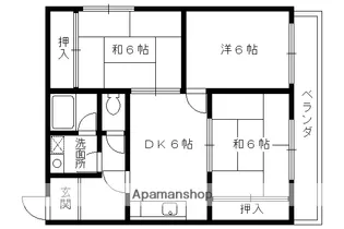 コンフォール北白川【2D号室】の間取り