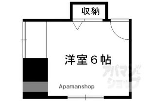 洛北庵【21号室】の間取り