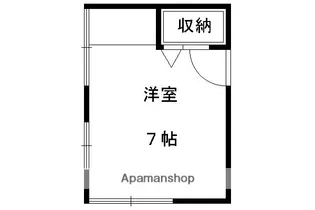 洛北庵【23号室】の間取り